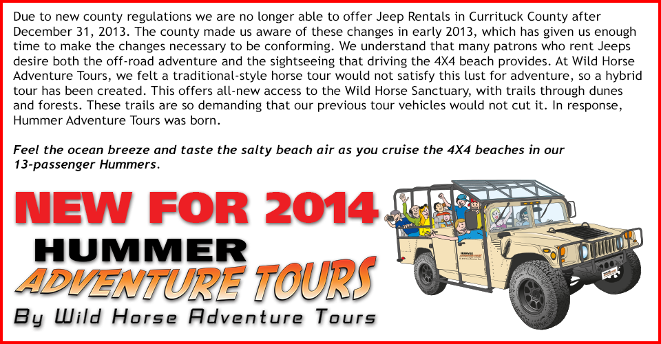 Hummer Adventure Tours Outer Banks